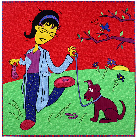 Fresh! - art quilt by Pam RuBert